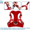 image:imageBest Pet Supplies Voyager Adjustable Stepin Flex Breathable Mesh Dog Harness for Small Medium Large Dogs Moss Green SHarness Red