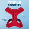 image:imageBest Pet Supplies Voyager Aerolite Over the Head Dog Harness No Pull Breathable Air Mesh Vest Quick Dry with Reflective Stitching Adjustable Escape Resistant Harness  Blue LargeRed