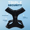 image:imageBest Pet Supplies Voyager Aerolite Over the Head Dog Harness No Pull Breathable Air Mesh Vest Quick Dry with Reflective Stitching Adjustable Escape Resistant Harness  Blue LargeBlack