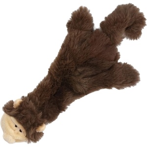 image:imageBest Pet Supplies Squeaky Dog Toys with Soft Durable Fabric for Small Medium and Large Pets Interactive Toy for Indoor Play Supports Active Biting and Play  4 Figures MediumDark BrwonMonkey
