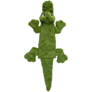 image:imageBest Pet Supplies Squeaky Dog Toys with Soft Durable Fabric for Small Medium and Large Pets Interactive Toy for Indoor Play Supports Active Biting and Play  4 Figures MediumGreenAlligator