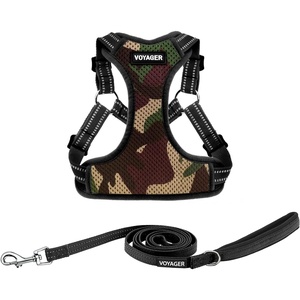image:imageBest Pet Supplies Voyager Adjustable Stepin Flex Breathable Mesh Dog Harness for Small Medium Large Dogs Moss Green SHarness Leash Set Army Base