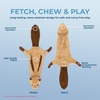image:imageBest Pet Supplies Squeaky Dog Toys with Soft Durable Fabric for Small Medium and Large Pets Interactive Toy for Indoor Play Supports Active Biting and Play  Bunny Bunny Duck SmallMulticolorMonkey  Squirrel