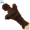 image:imageBest Pet Supplies Squeaky Dog Toys with Soft Durable Fabric for Small Medium and Large Pets Interactive Toy for Indoor Play Supports Active Biting and Play  Bunny Bunny Duck SmallDark BrwonMonkey
