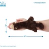image:imageBest Pet Supplies Squeaky Dog Toys with Soft Durable Fabric for Small Medium and Large Pets Interactive Toy for Indoor Play Supports Active Biting and Play  Bunny Bunny Duck SmallDark BrwonMonkey
