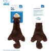 image:imageBest Pet Supplies Squeaky Dog Toys with Soft Durable Fabric for Small Medium and Large Pets Interactive Toy for Indoor Play Supports Active Biting and Play  Bunny Bunny Duck SmallDark BrwonMonkey