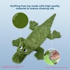 image:imageBest Pet Supplies Squeaky Dog Toys with Soft Durable Fabric for Small Medium and Large Pets Interactive Toy for Indoor Play Supports Active Biting and Play  Bunny Bunny Duck SmallGreenAlligator