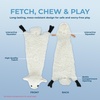 image:imageBest Pet Supplies Squeaky Dog Toys with Soft Durable Fabric for Small Medium and Large Pets Interactive Toy for Indoor Play Supports Active Biting and Play  Bunny Bunny Duck SmallSheep