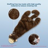image:imageBest Pet Supplies Squeaky Dog Toys with Soft Durable Fabric for Small Medium and Large Pets Interactive Toy for Indoor Play Supports Active Biting and Play  Bunny Bunny Duck SmallBrown Monkey