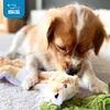 image:imageBest Pet Supplies Squeaky Dog Toys with Soft Durable Fabric for Small Medium and Large Pets Interactive Toy for Indoor Play Supports Active Biting and Play  Bunny Bunny Duck SmallGreenAlligator