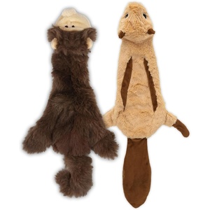 image:imageBest Pet Supplies Squeaky Dog Toys with Soft Durable Fabric for Small Medium and Large Pets Interactive Toy for Indoor Play Supports Active Biting and Play  Bunny Bunny Duck SmallMulticolorMonkey  Squirrel