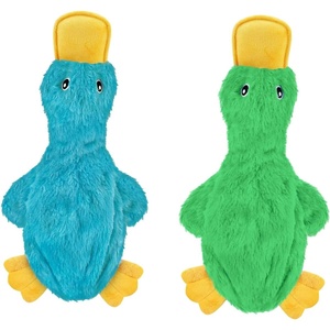 image:imageBest Pet Supplies Squeaky Dog Toys with Soft Durable Fabric for Small Medium and Large Pets Interactive Toy for Indoor Play Supports Active Biting and Play  Bunny Bunny Duck SmallCrinkle Duck Light Green  Turquoise