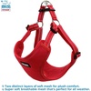 image:imageBest Pet Supplies Voyager Adjustable Stepin Flex Breathable Mesh Dog Harness for Small Medium Large Dogs Leash Set Moss Green MHarness Red
