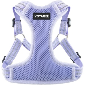 image:imageBest Pet Supplies Voyager Adjustable Stepin Flex Breathable Mesh Dog Harness for Small Medium Large Dogs Leash Set Moss Green MHarness Lavender