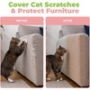 image:imageBest Pet Supplies Catify Cat Scratcher Fun Interactive Scratchers Posts Poles Claw Safe Furniture Saver Indoor Play Support Natural Cat Behaviors Heavy Duty  WhaleBeige Mat  L 78