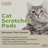 image:imageBest Pet Supplies Catify Cat Scratcher Fun Interactive Scratchers Posts Poles Claw Safe Furniture Saver Indoor Play Support Natural Cat Behaviors Heavy Duty  WhaleNarrow 4 Pack
