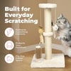 image:imageBest Pet Supplies Catify Cat Scratcher Fun Interactive Scratchers Posts Poles Claw Safe Furniture Saver Indoor Play Support Natural Cat Behaviors Heavy Duty  WhaleBeige Scratching Post  H 33