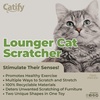 image:imageBest Pet Supplies Catify Cat Scratcher Fun Interactive Scratchers Posts Poles Claw Safe Furniture Saver Indoor Play Support Natural Cat Behaviors Heavy Duty  WhaleLounger I