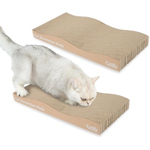 image:imageBest Pet Supplies Catify Cat Scratcher Fun Interactive Scratchers Posts Poles Claw Safe Furniture Saver Indoor Play Support Natural Cat Behaviors Heavy Duty  WhaleWave 2 Pack