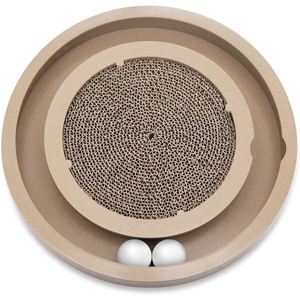 image:imageBest Pet Supplies Catify Cat Scratcher Fun Interactive Scratchers Posts Poles Claw Safe Furniture Saver Indoor Play Support Natural Cat Behaviors Heavy Duty  WhaleScratch  Spin